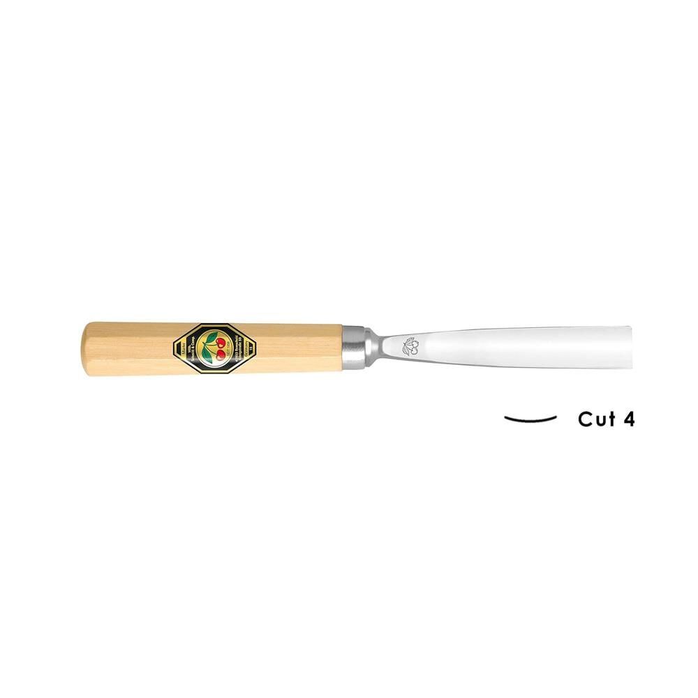 Kirschen 3104 Düz Oluklu Ağız Oyma Iskarpelası Cut4 - 35mm (3104035)