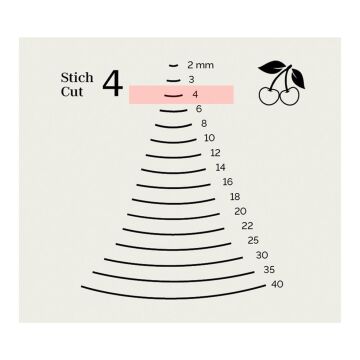 Kirschen 3104 Düz Oluklu Ağız Oyma Iskarpelası Cut4 - 35mm (3104035)