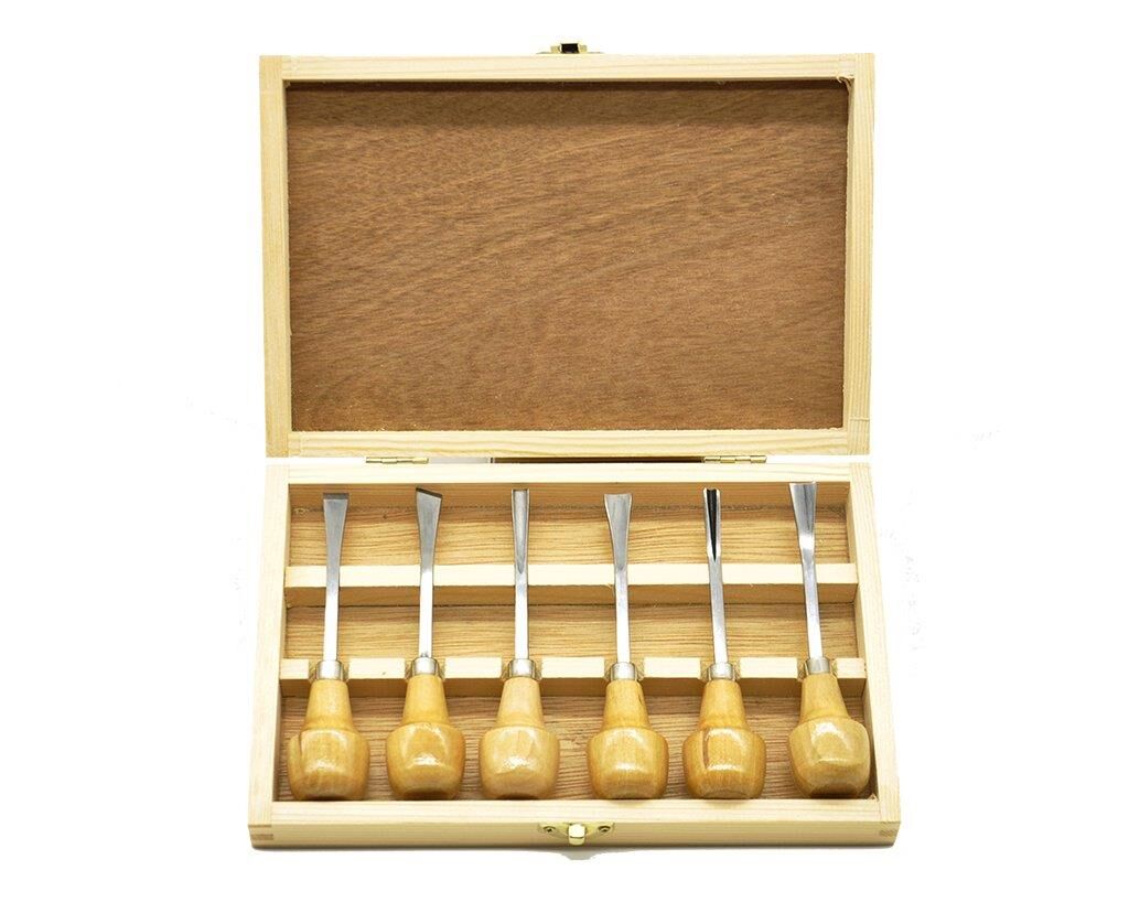 Titi 1159 Linol Ahşap Oyma Seti Kutulu 6 Parça