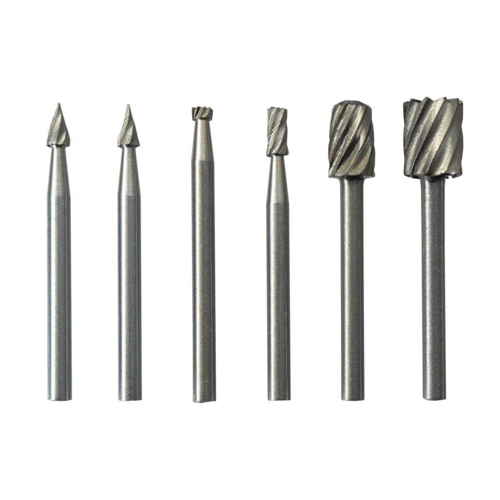 5012 Gravür Oyma Freze Ucu Seti HSS 6 Parça (Dremel Uyumlu)