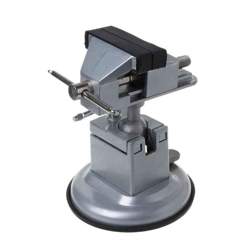 5252 Alüminyum Döner Kafalı Vantuz Taban Mini Mengene