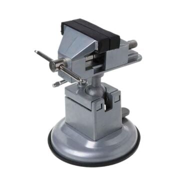 5252 Alüminyum Döner Kafalı Vantuz Taban Mini Mengene