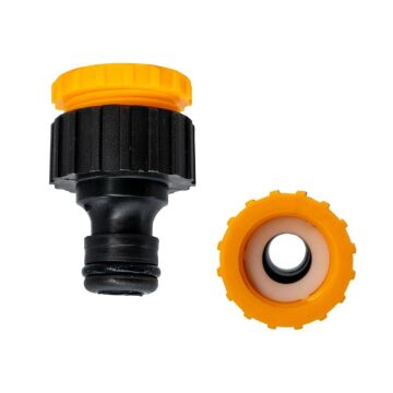 6486 Plastik Musluk ve Hortum Bağlantı Adaptörü 1/2'' - 3/4''