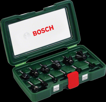 BOSCH 8 mm Ahşap Freze Uç Seti 12 Parça
