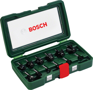 BOSCH 8 mm Ahşap Freze Uç Seti 12 Parça (2607019466)