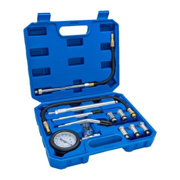 6556 Benzinli Motor Kompresyon Silindir Basınç Test Kiti 11 Parça