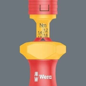 WERA 7400 VDE 16 Parça Tork Ayarlı Tornavida Takımı 1,2-3 Nm