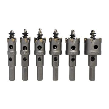 6505 TCT Paslanmaz Metal Delme Elmaslı Panç Seti 6 Parça