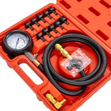 6557 Çok Fonksiyonlu Motor Yağ Basınç Ölçer Test Kiti 12 Parça