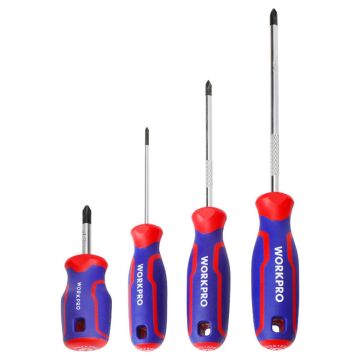 WORKPRO WP200505 8 Parça Profesyonel CR-V Manyetik Tornavida Seti