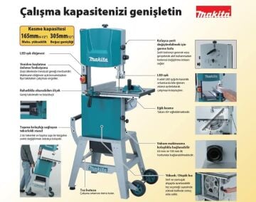 MAKİTA LB 1200 F Elektrikli Şerit Testere Makinası 900 Watt
