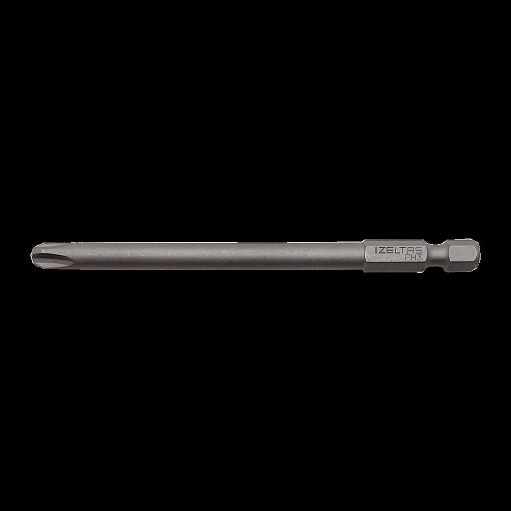 İzeltaş 4870211003 Uzun Yıldız Bits Uç Ph3 100 mm