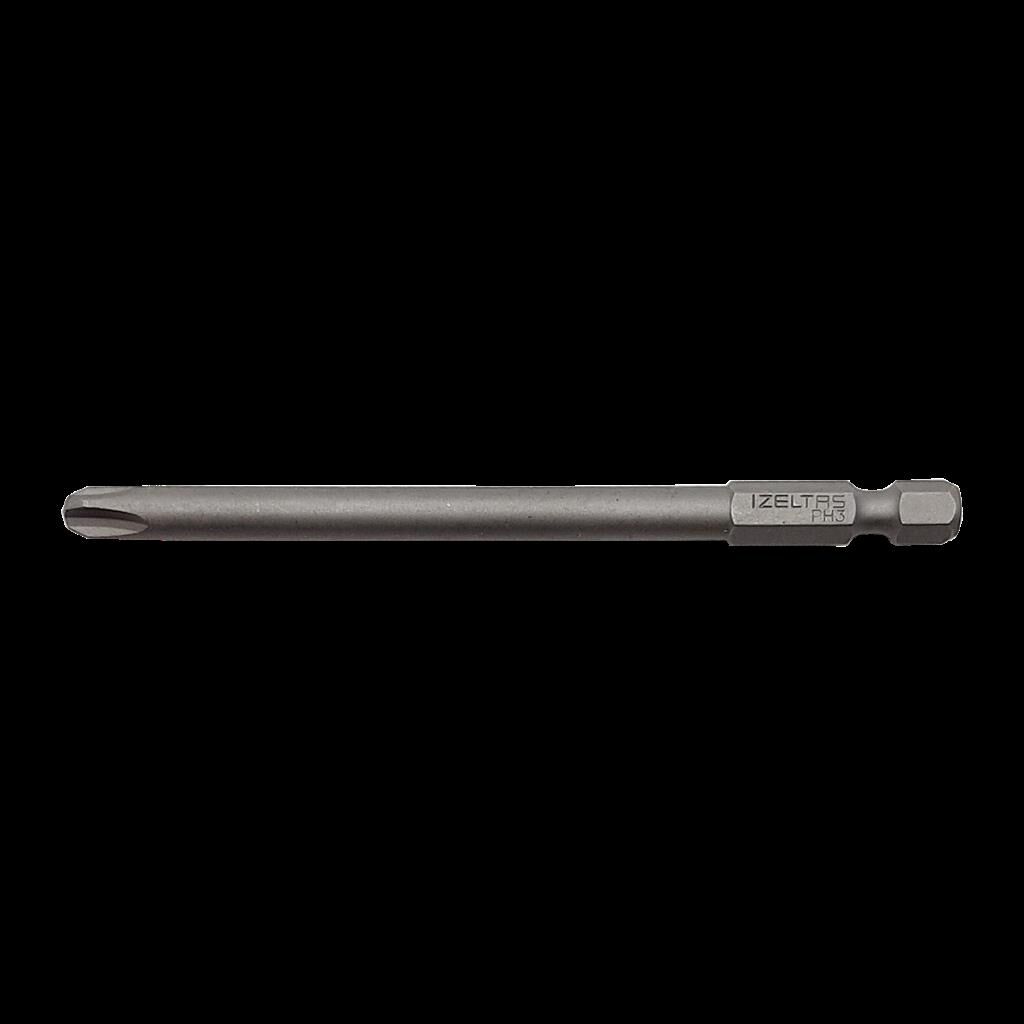 İzeltaş 4870211003 Uzun Yıldız Bits Uç Ph3 100 mm