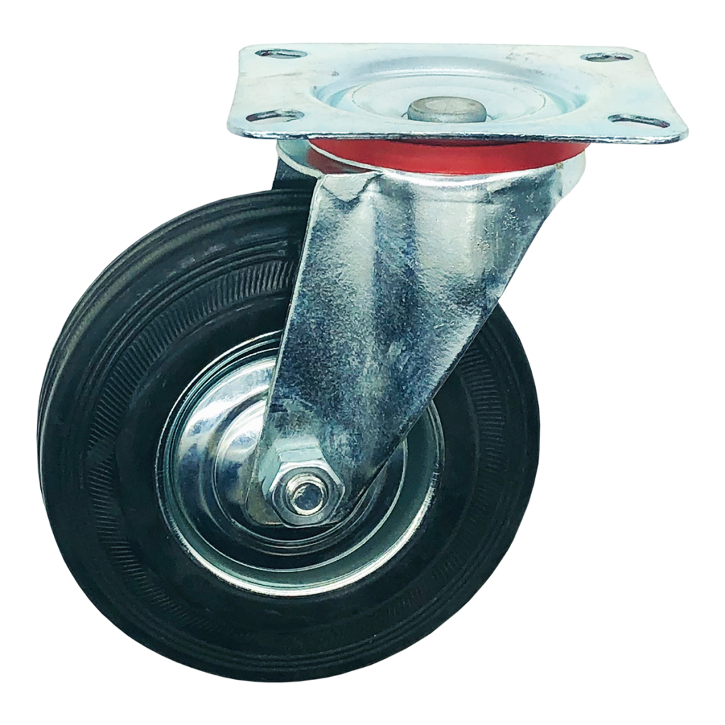 Yük Taşıma Lastik Teker Dönerli 100 x 30 mm Servis Tekeri