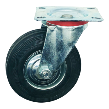 Yük Taşıma Lastik Teker Dönerli 100 x 30 mm Servis Tekeri