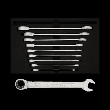 İZELTAŞ 0340002110 Cırcır Kombine Anahtar Takımı 10'lu Set