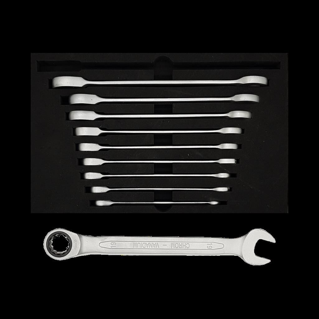 İZELTAŞ 0340002110 Cırcır Kombine Anahtar Takımı 10'lu Set