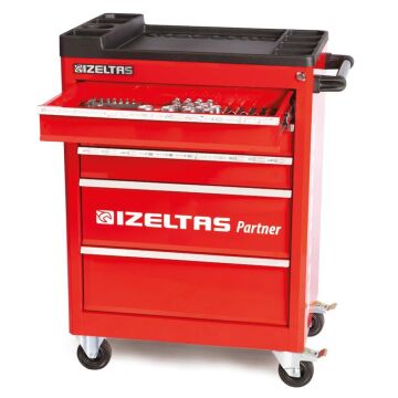 İzeltaş 5 Çekmeceli Partner Mobil Takım Dolabı 118 Parça (Dolu)