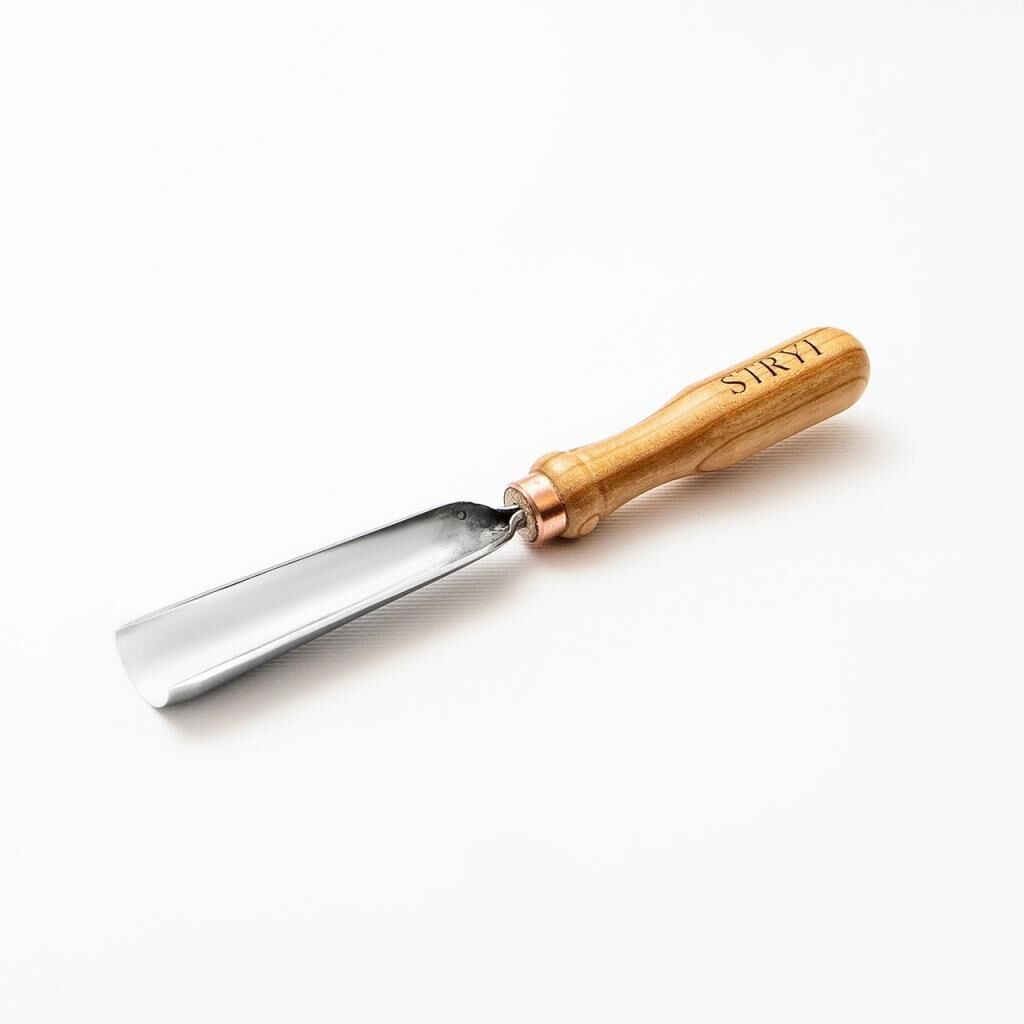 STRYI 100830 Düz Tip Oluklu Ahşap Oyma Iskarpelası 30 mm