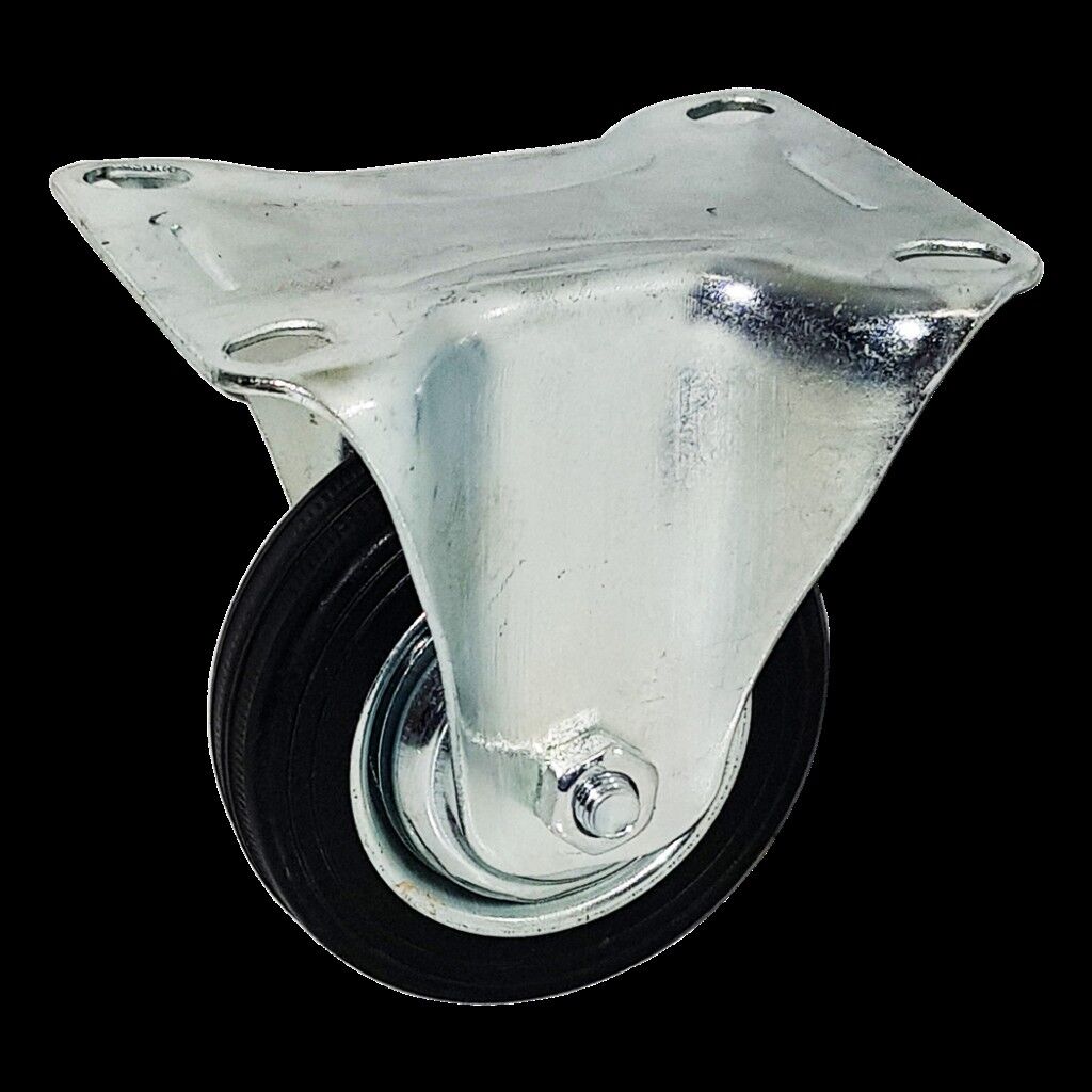 Yük Taşıma Lastik Teker Sabit 80 x 25 mm Servis Tekeri