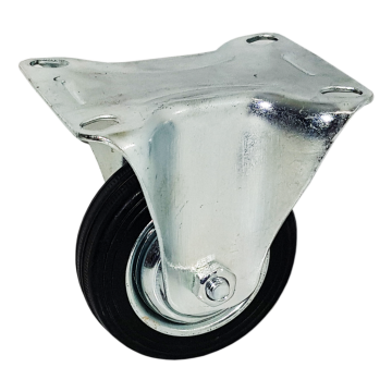 Yük Taşıma Lastik Teker Sabit 80 x 25 mm Servis Tekeri