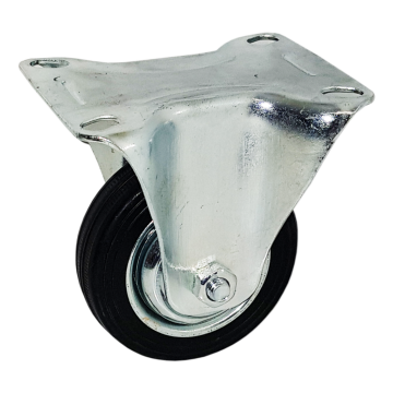 Yük Taşıma Lastik Teker Sabit 80 x 25 mm Servis Tekeri