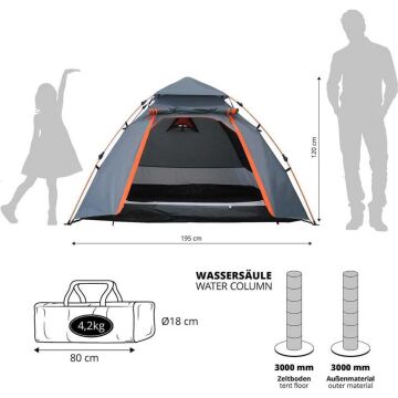 WHERE TOMORROW Kuppel Otomatik Çadır