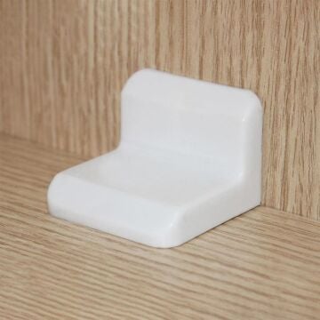 6092 Dolap L Askı Elemanı 1.2 mm - Beyaz