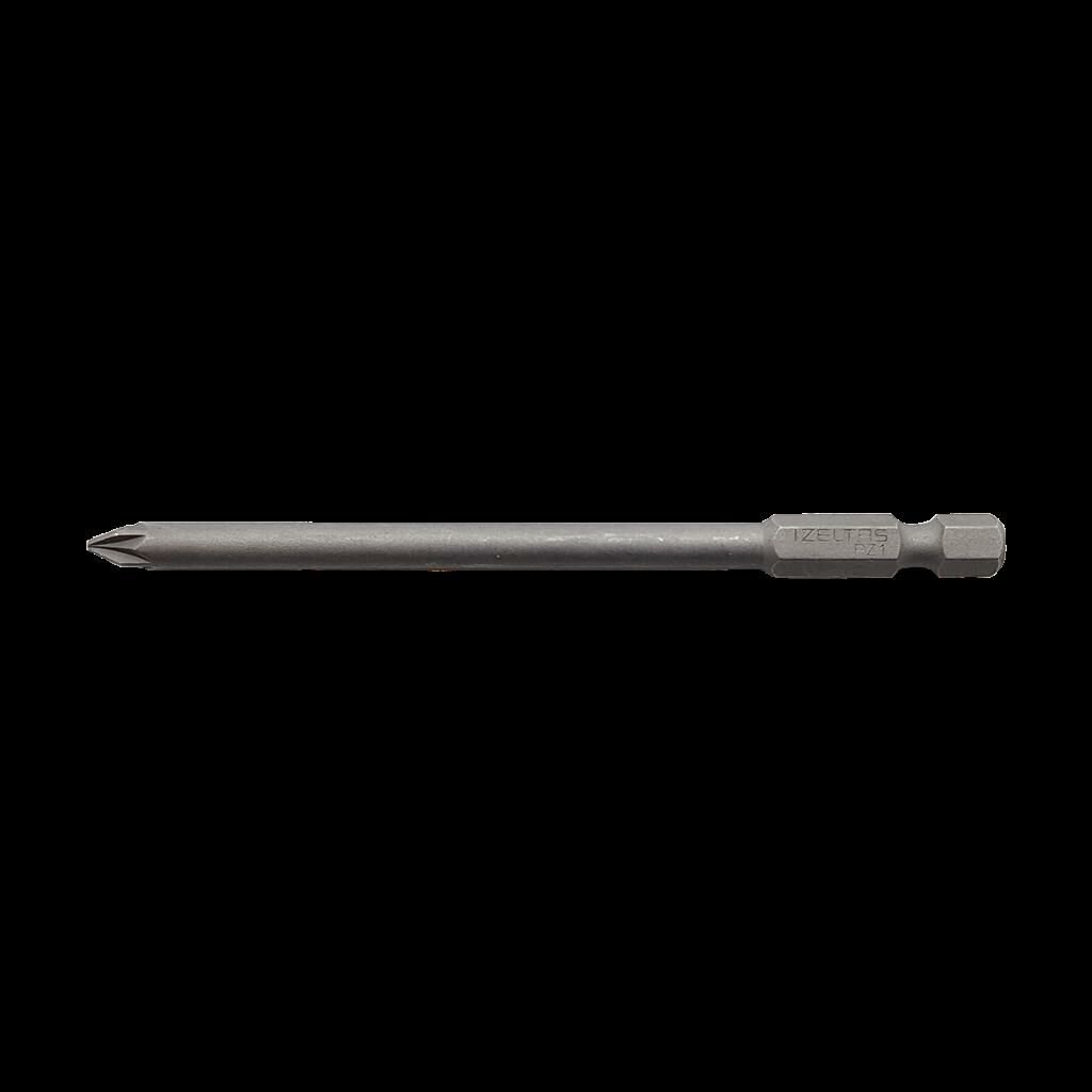 İZELTAŞ 4880211001 Pozidriv Yıldız Uzun Bits Uç Pz1 100 mm