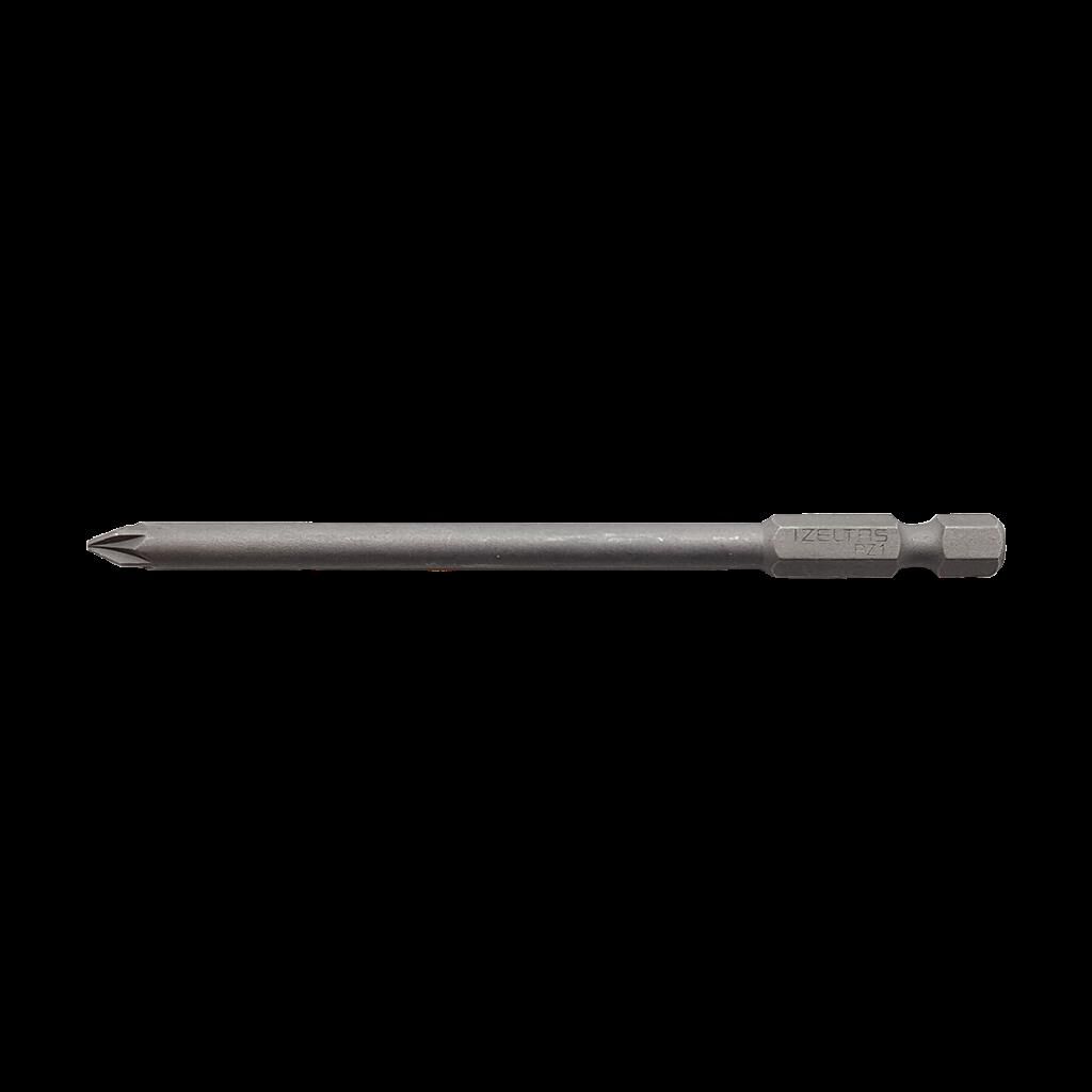 İZELTAŞ 4880211001 Pozidriv Yıldız Uzun Bits Uç Pz1 100 mm