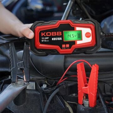 KOBB KBS10A 6/12V 200A Dijital Akü Şarj / Akü Bakım / Desülfatör ve Power Supply