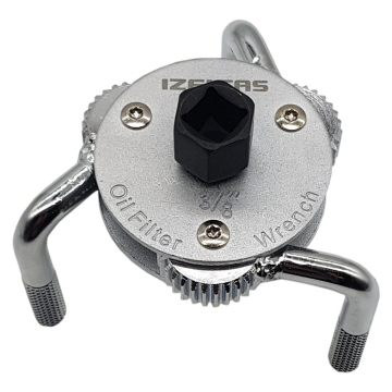 İzeltaş Çift Yönlü Üç Ayak Yağ Filtre Sökeceği 3/8'' ve 1/2'' Soketli