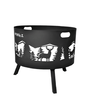 NURGAZ Geyik Desenli Orman Şöminesi (NG OSG)