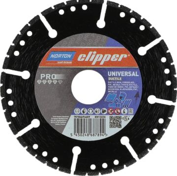 NORTON Clipper Ductile 180 mm Elmas Metal Kesme Testere - Disk (Taşlamalar için)