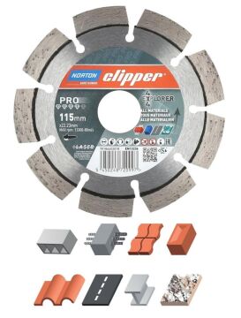 NORTON Clipper 4x4 Explorer Universal Elmas Testere 115 mm