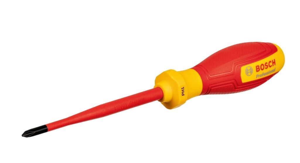 BOSCH Profesyonel İzoleli 1000 Volt PH1 x 100 mm Yıldız Tornavida (1600A02NB8)
