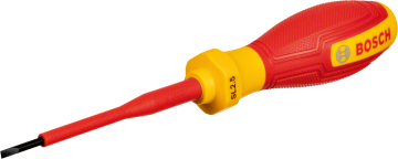 BOSCH Profesyonel İzoleli 1000 Volt 2.5 x 75 mm Düz Tornavida (1600A02NC0)