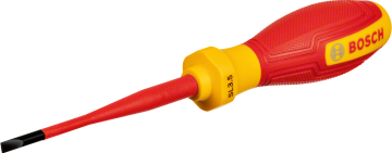 BOSCH Profesyonel İzoleli 1000 Volt 3.5 x 75 mm Düz Tornavida (1600A02NC1)