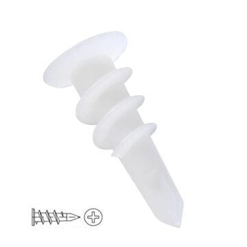 Plastik Burgulu Alçıpan Dübeli (Turbolet) 30 mm