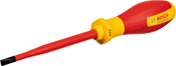 BOSCH Profesyonel İzoleli 1000 Volt 6.5 x 125 mm Düz Tornavida (1600A02NC4)