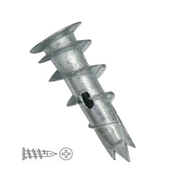 Metal Burgulu Alçıpan Dübeli (Turbolet) 30 mm