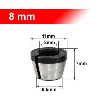 6077 Freze Makinaları İçin Konik Pens 8 mm