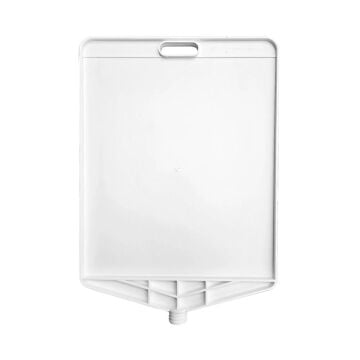 Trafik Uyarı Levhası Tabelası Dikdörtgen Beyaz 35x41 cm (Boş)