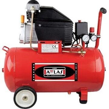 Attlas 50 Litre Monofaze Hava Kompresörü
