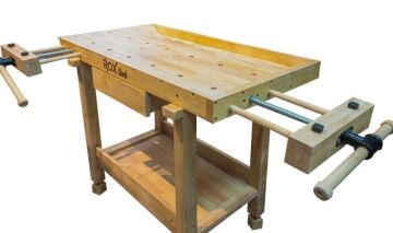 Rox Wood 0111 İki Mengeneli Hobi Ahşap Oyma Marangoz Çalışma Tezgahı 106 cm