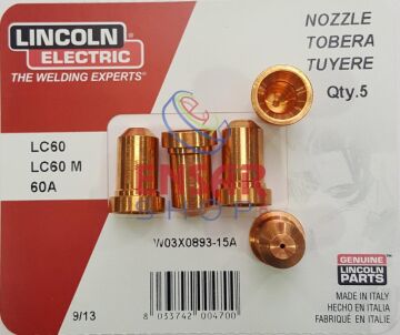LINCOLN W3X893-15A Plazma Nozul Nozzle 15A