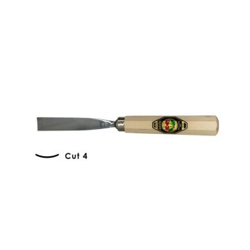 Kirschen Düz Oluklu Ağız Oyma Iskarpelası Cut4 - 20mm