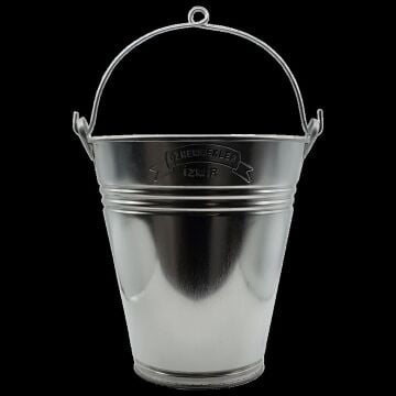 Metal Galvaniz Su Kum Kovası No:34 (13 Litre)