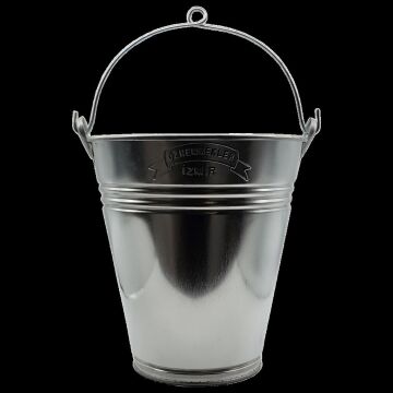 Metal Galvaniz Su Kum Kovası No:34 (13 Litre)