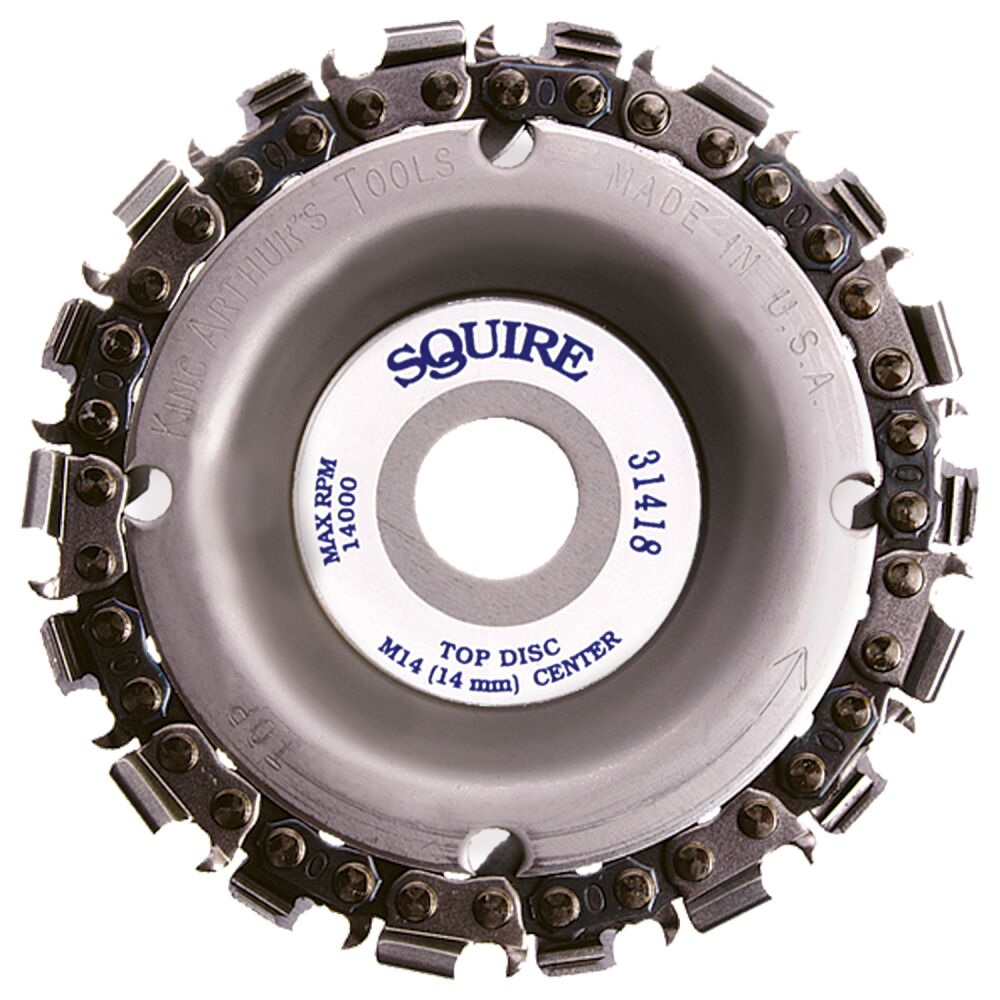 King Arthur's Tools 31418  Squire Ahşap İşleme Diski 89 mm 18 Diş